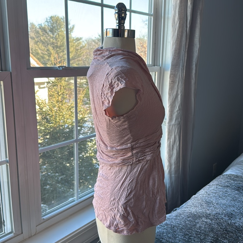 Anthropologie Shirt Pink - Picture 3 of 4